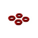 Arrma 310906 AR310906 Aluminum Wheel Nut 17mm Red (4) (8324274225389)
