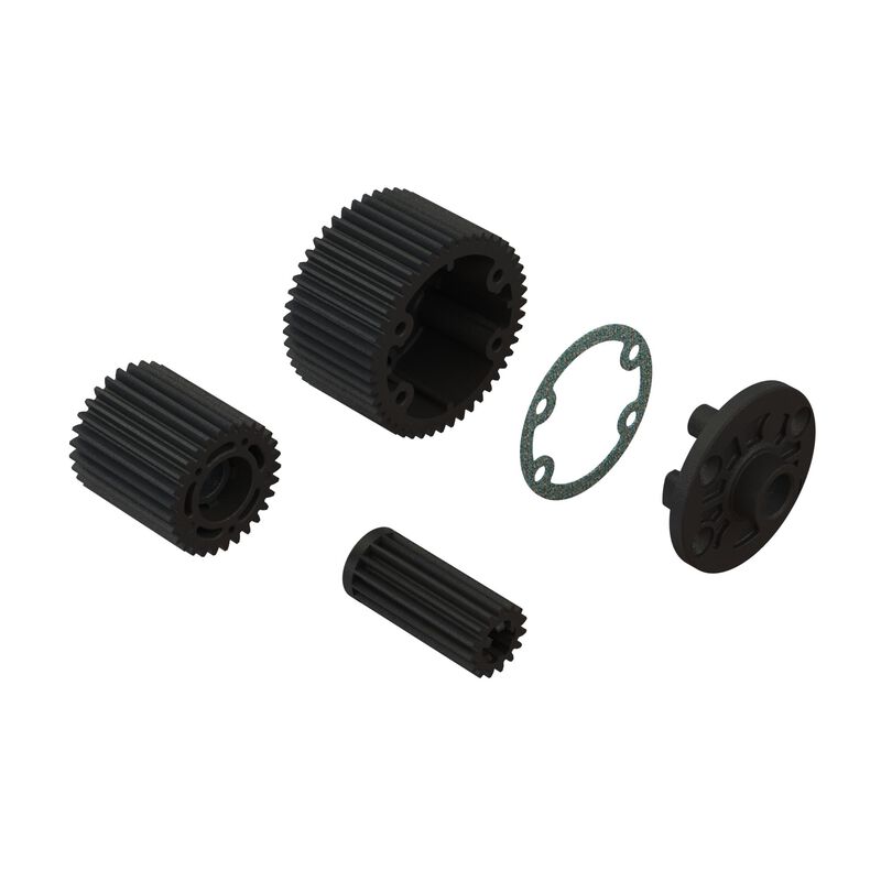 ARRMA ARA311095 Diff Case and Idler Gear Set (47/15T 0.8M) Gorgon - Hobby City NZ (8347075641581)