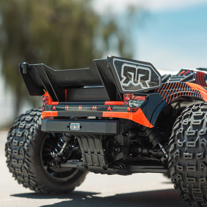 ARRMA ARA3205ST1+SPMXPSS100 1/10 VORTEKS MEGA 550 Brushed 2WD Stadium Truck RTR with Battery &amp; Charger, Orange
