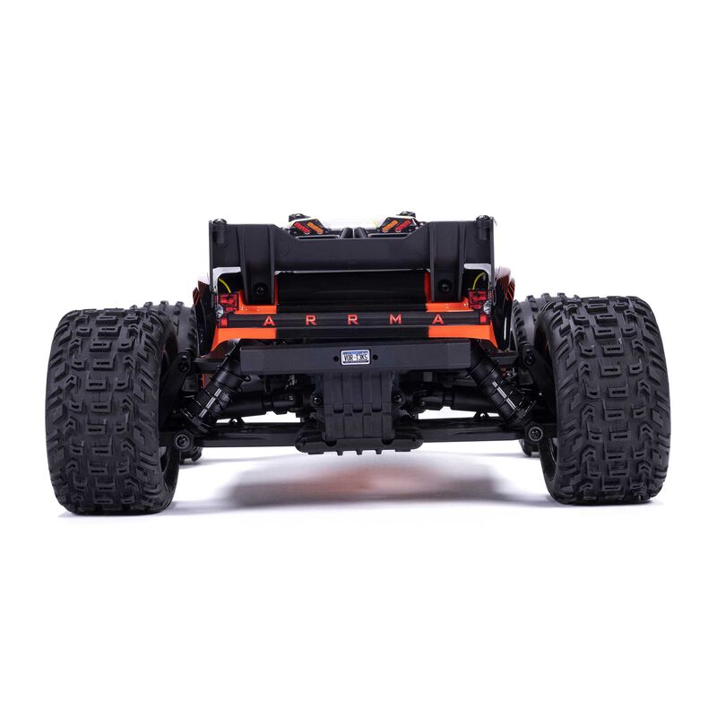 ARRMA ARA3205ST1+SPMXPSS100 1/10 VORTEKS MEGA 550 Brushed 2WD Stadium Truck RTR with Battery &amp; Charger, Orange