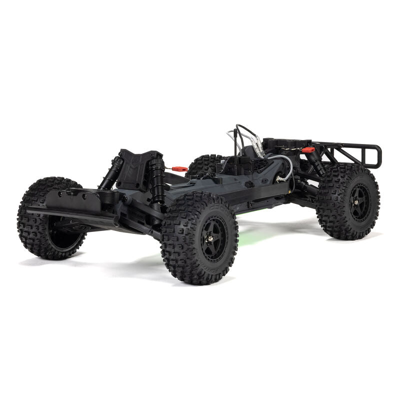 ARRMA ARA3221T1+SPMXPSS100 1/10 FURY MEGA 550 2WD Short Course Truck RTR, Green (Requires Battery and Charger)