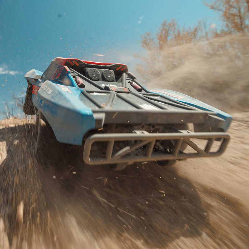 ARRMA ARA3521T1+SPMX52S50H5 1/10 FURY 223S BLX Brushless 2WD Short Course Truck RTR with DSC, Blue