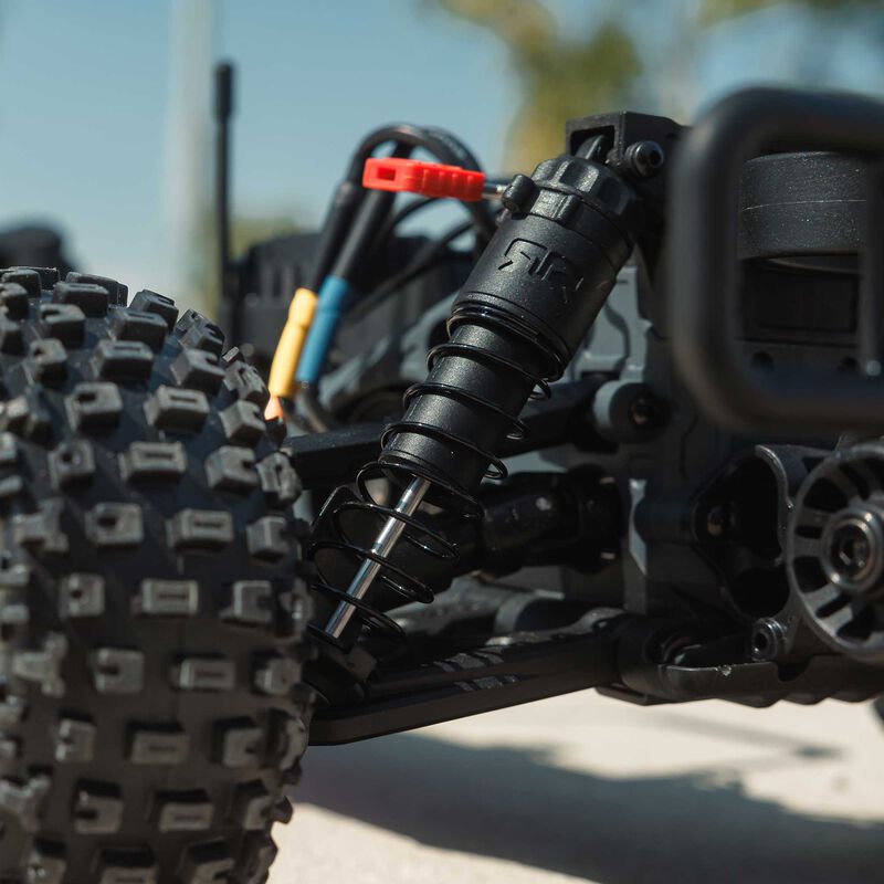 ARRMA ARA3521T1+SPMX52S50H5 1/10 FURY 223S BLX Brushless 2WD Short Course Truck RTR with DSC, Blue