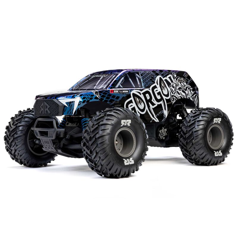 ARRMA Gorgon 223S 2WD RTR Brushless Blue/Black RC Monster Truck 1/10 Scale