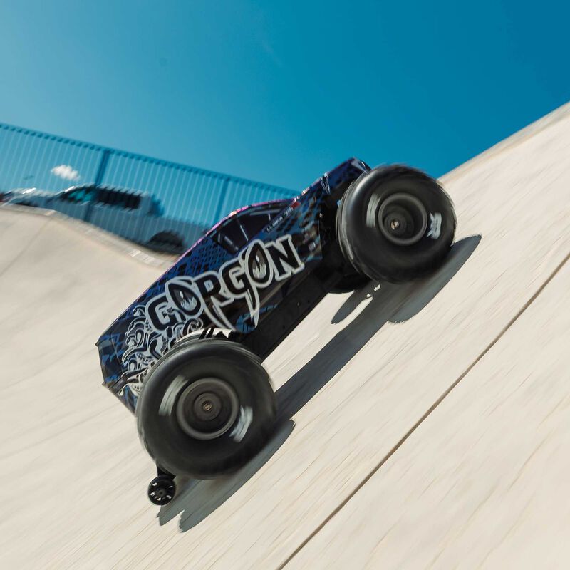 ARRMA Gorgon 223S 2WD RTR Brushless Blue/Black RC Monster Truck 1/10 Scale (30)