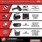 ARRMA Gorgon 223S 2WD RTR Brushless Blue/Black RC Monster Truck 1/10 Scale (3)