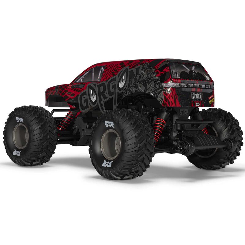 ARRMA Gorgon 223S 2WD RTR Brushless Red/Black RC Monster Truck 1/10 Scale (17)