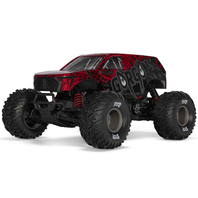 ARRMA Gorgon 223S 2WD RTR Brushless Red/Black RC Monster Truck 1/10 Scale
