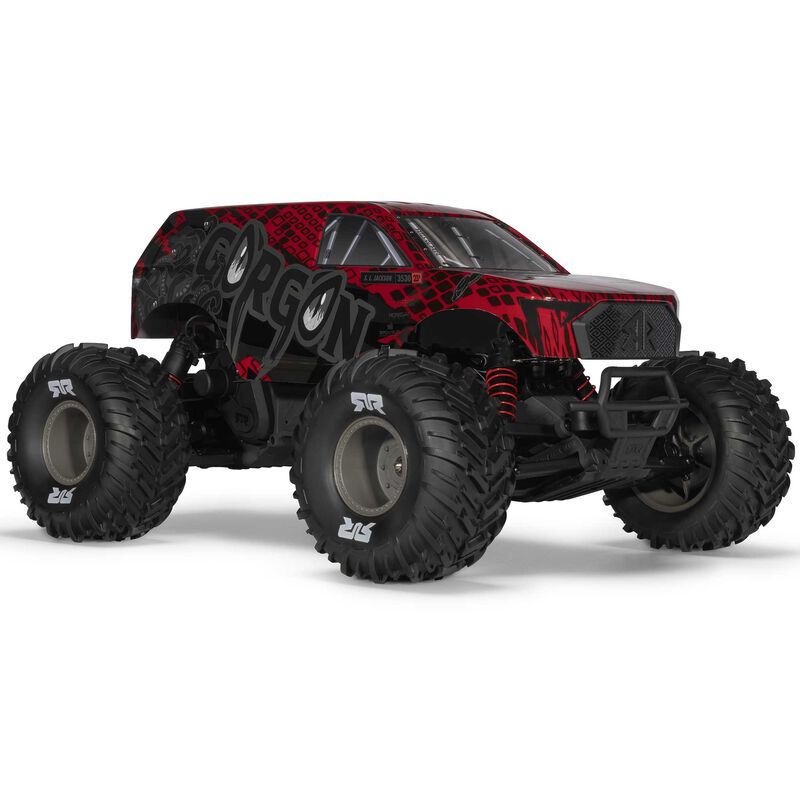 ARRMA Gorgon 223S 2WD RTR Brushless Red/Black RC Monster Truck 1/10 Scale (20)