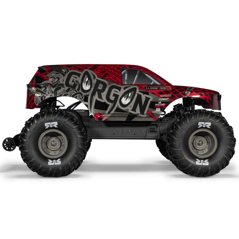 ARRMA Gorgon 223S 2WD RTR Brushless Red/Black RC Monster Truck 1/10 Scale (19)