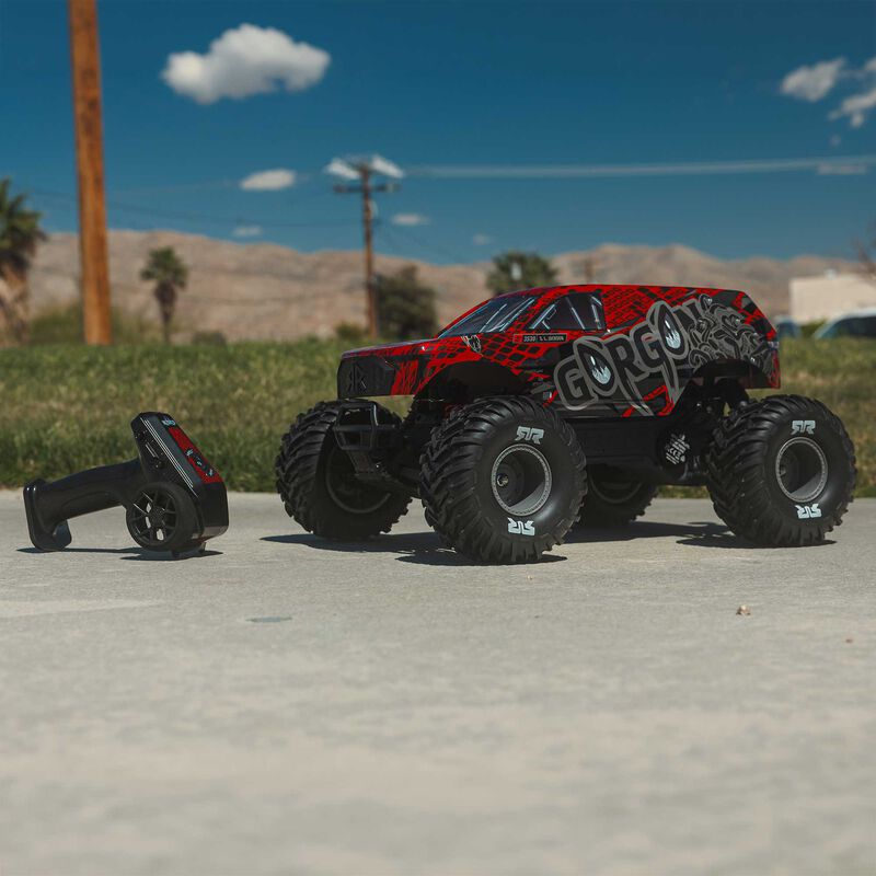 ARRMA Gorgon 223S 2WD RTR Brushless Red/Black RC Monster Truck 1/10 Scale (34)