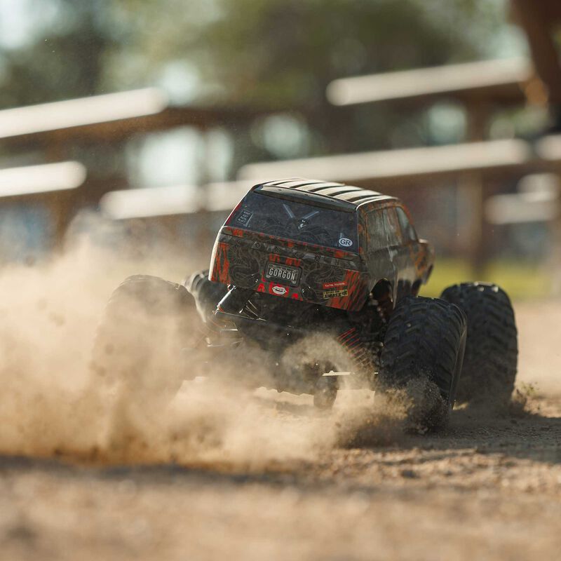 ARRMA Gorgon 223S 2WD RTR Brushless Red/Black RC Monster Truck 1/10 Scale (33)