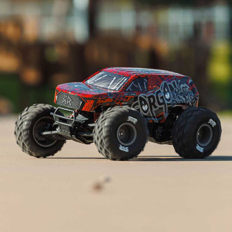 ARRMA Gorgon 223S 2WD RTR Brushless Red/Black RC Monster Truck 1/10 Scale (30)