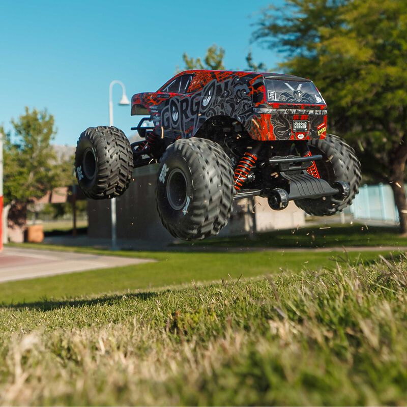 ARRMA Gorgon 223S 2WD RTR Brushless Red/Black RC Monster Truck 1/10 Scale (29)
