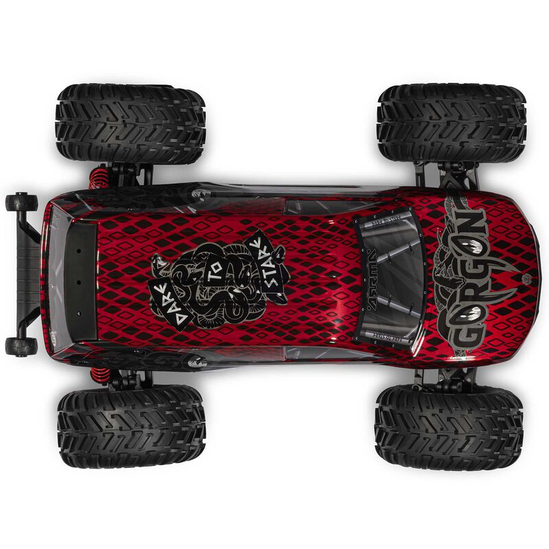 ARRMA Gorgon 223S 2WD RTR Brushless Red/Black RC Monster Truck 1/10 Scale (23)