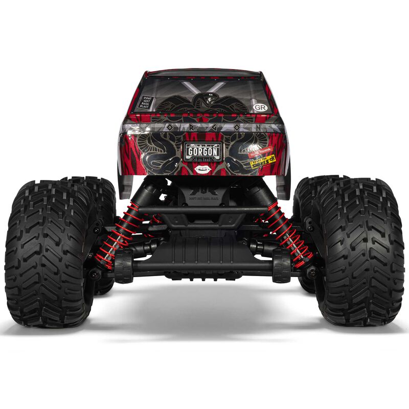 ARRMA Gorgon 223S 2WD RTR Brushless Red/Black RC Monster Truck 1/10 Scale (24)
