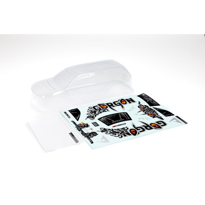 ARRMA ARA402352 GORGON Clear Body (inc decals/window masks) - Hobby City NZ (8347852898541)