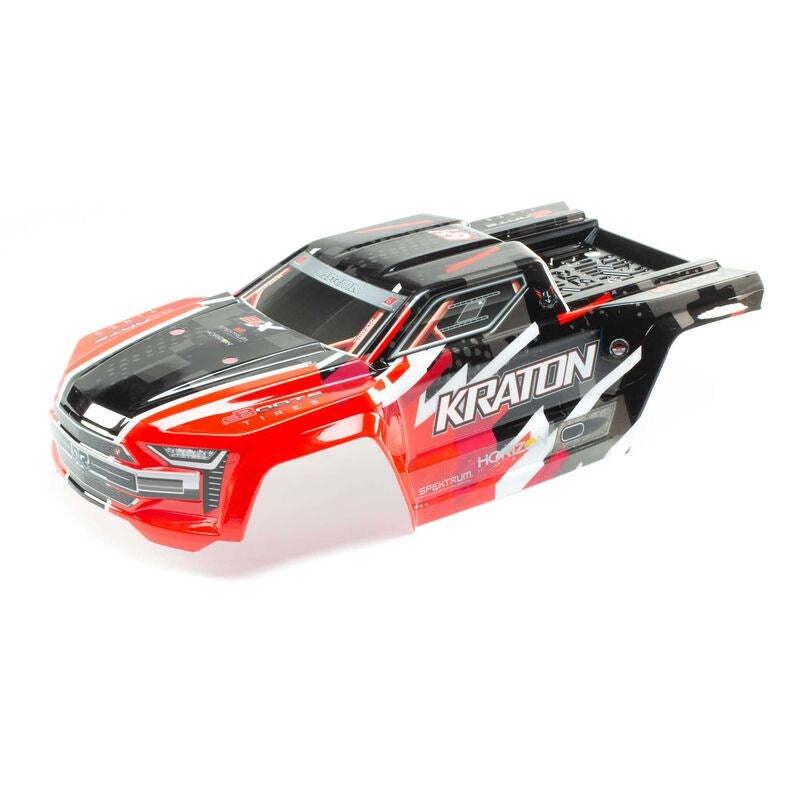 ARRMA 406156 Kraton 6S BLX Painted Decaled Trimmed Body (Red) - Hobby City NZ