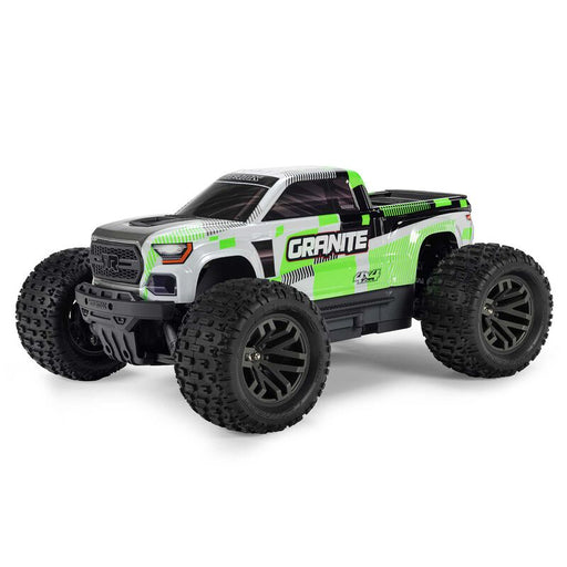 ARRMA ARA4202V4T1 1/10 GRANITE MEGA 665 4X4 RTR Brushed Monster Truck, Green (Requires Battery and Charger) (9250448900333)