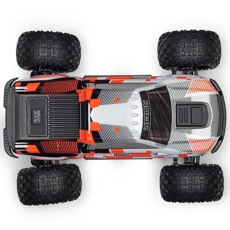 ARRMA ARA4202V4T3 1/10 GRANITE MEGA 665 4X4 RTR Brushed Monster Truck, Orange (Requires Battery and Charger) - Hobby City NZ