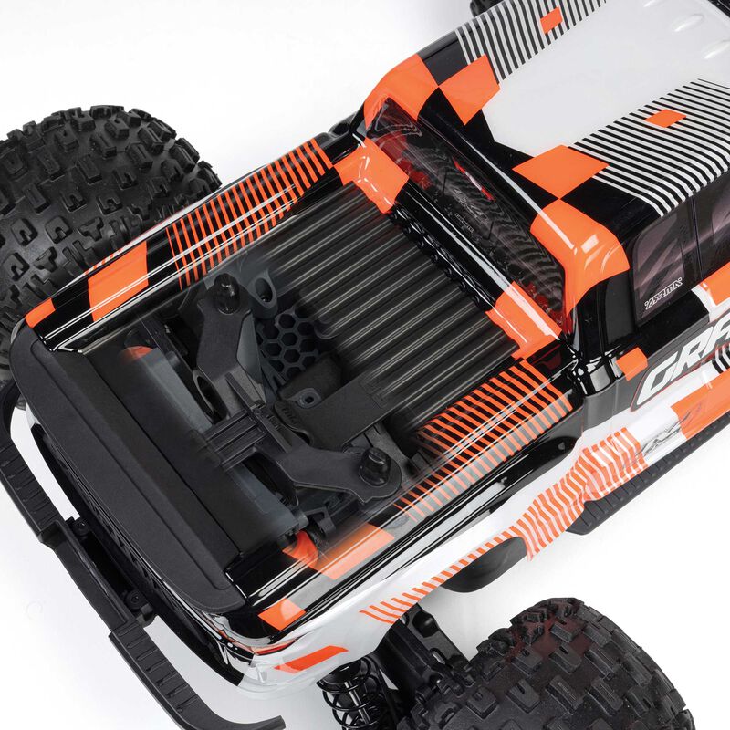ARRMA ARA4202V4T3 1/10 GRANITE MEGA 665 4X4 RTR Brushed Monster Truck, Orange (Requires Battery and Charger) (9250449096941)