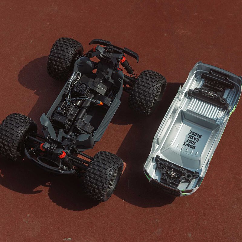 ARRMA ARA4202V4T3 1/10 GRANITE MEGA 665 4X4 RTR Brushed Monster Truck, Orange (Requires Battery and Charger) - Hobby City NZ