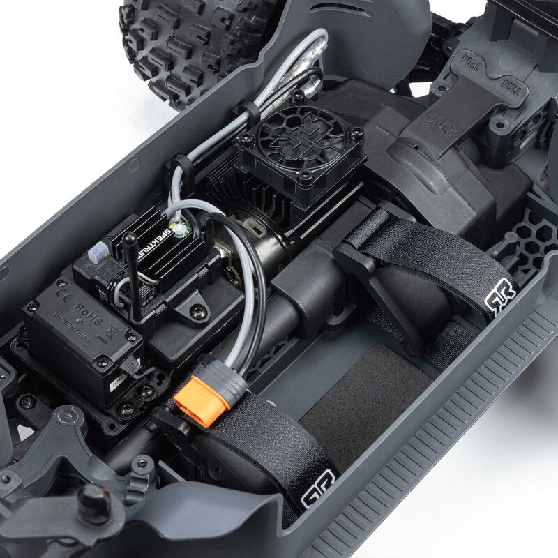 ARRMA ARA4202V4T3 1/10 GRANITE MEGA 665 4X4 RTR Brushed Monster Truck, Orange (Requires Battery and Charger) (9250449096941)