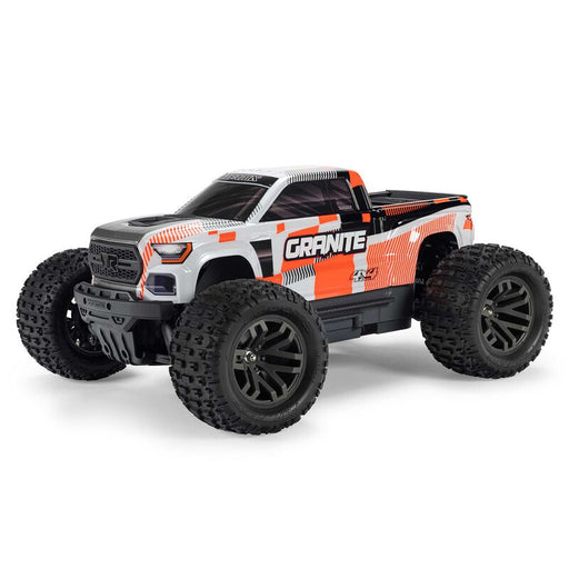 ARRMA ARA4202V4T3 1/10 GRANITE MEGA 665 4X4 RTR Brushed Monster Truck, Orange (Requires Battery and Charger) (9250449096941)