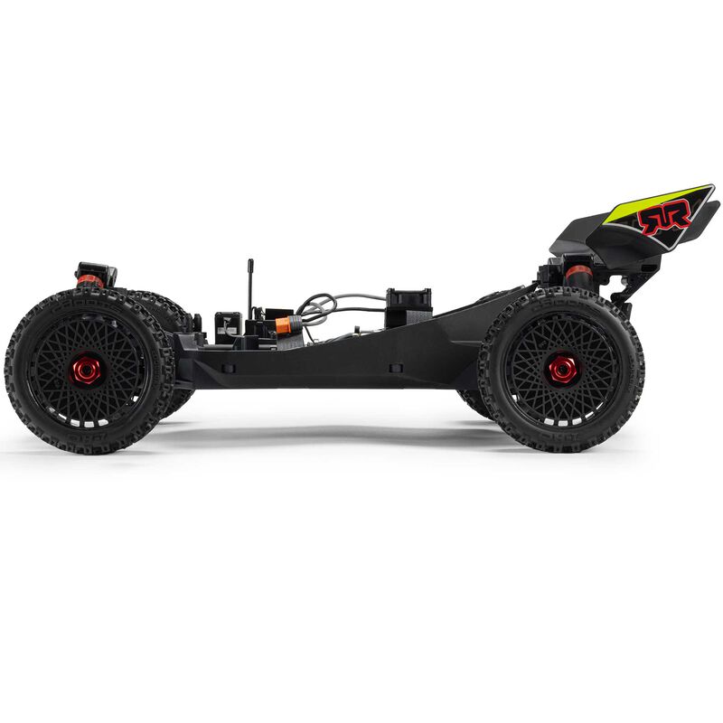 ARRMA ARA4206V4T1+SPMXPSS200 1/8 TYPHON MEGA 665 4X4 RTR Brushed Buggy, Blue  (Requires Battery and Charger)