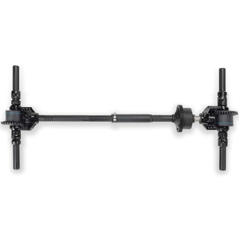 ARRMA ARA4206V4T1+SPMXPSS200 1/8 TYPHON MEGA 665 4X4 RTR Brushed Buggy, Blue  (Requires Battery and Charger)