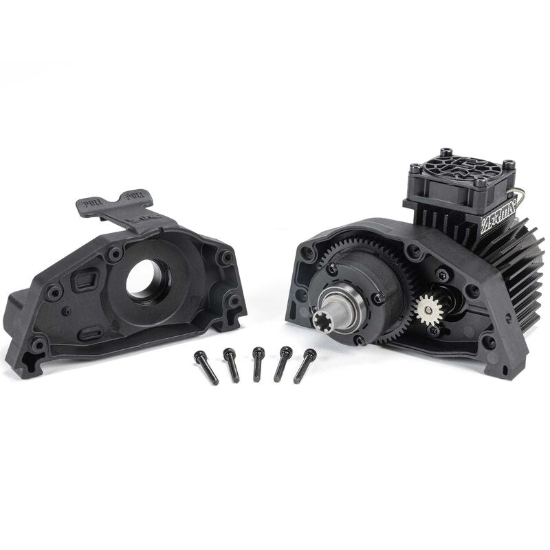 ARRMA ARA4206V4T1+SPMXPSS200 1/8 TYPHON MEGA 665 4X4 RTR Brushed Buggy, Blue  (Requires Battery and Charger)