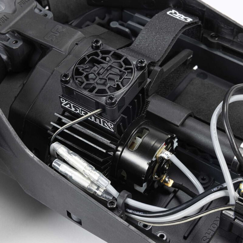 ARRMA ARA4206V4T1+SPMXPSS200 1/8 TYPHON MEGA 665 4X4 RTR Brushed Buggy, Blue  (Requires Battery and Charger)