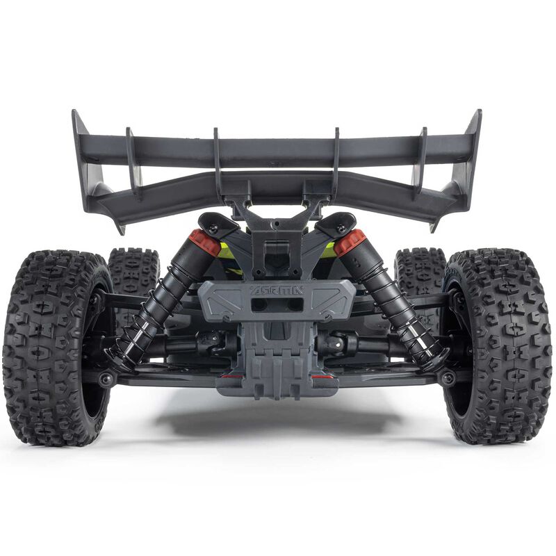 ARRMA ARA4206V4T1+SPMXPSS200 1/8 TYPHON MEGA 665 4X4 RTR Brushed Buggy, Blue  (Requires Battery and Charger)