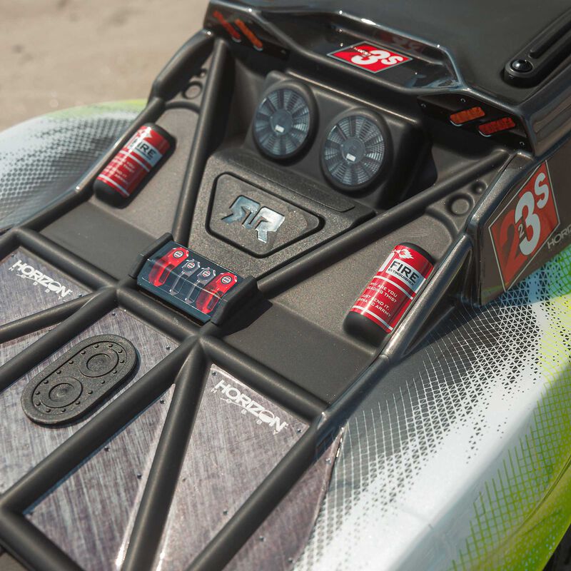 ARRMA ARA4303V4T1+GA5300-3S60-HC-EC5 1/10 SENTON 223S BLX Brushless 4X4 Short Course Truck RTR with DSC, Yellow plus Gens Ace 5300mAh 3S 11.1v 60C Hardcase Lipo Battery 138x46x38mm 406g with EC5 Combo