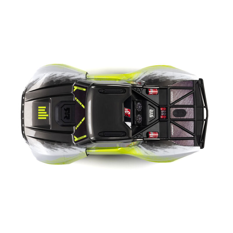 ARRMA ARA4303V4T1+GA5300-3S60-HC-EC5 1/10 SENTON 223S BLX Brushless 4X4 Short Course Truck RTR with DSC, Yellow plus Gens Ace 5300mAh 3S 11.1v 60C Hardcase Lipo Battery 138x46x38mm 406g with EC5 Combo