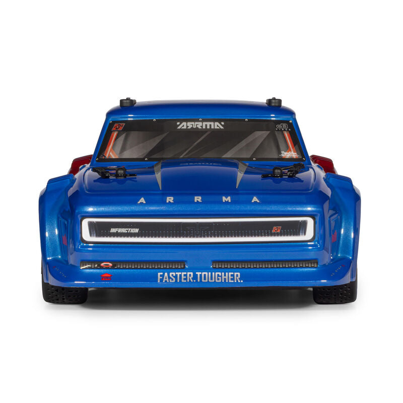 ARRMA Infraction 223S DSC 4x4 All Road Bash 65+ MPH RTR Blue RC Street Basher 1/8 Scale (17)