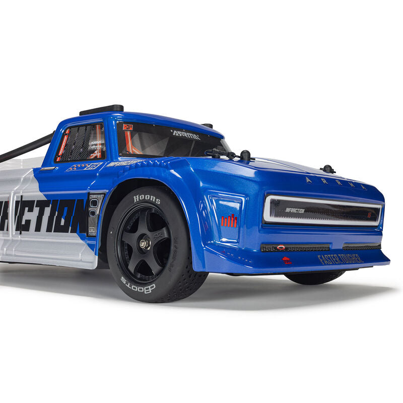 ARRMA Infraction 223S DSC 4x4 All Road Bash 65+ MPH RTR Blue RC Street Basher 1/8 Scale (14)