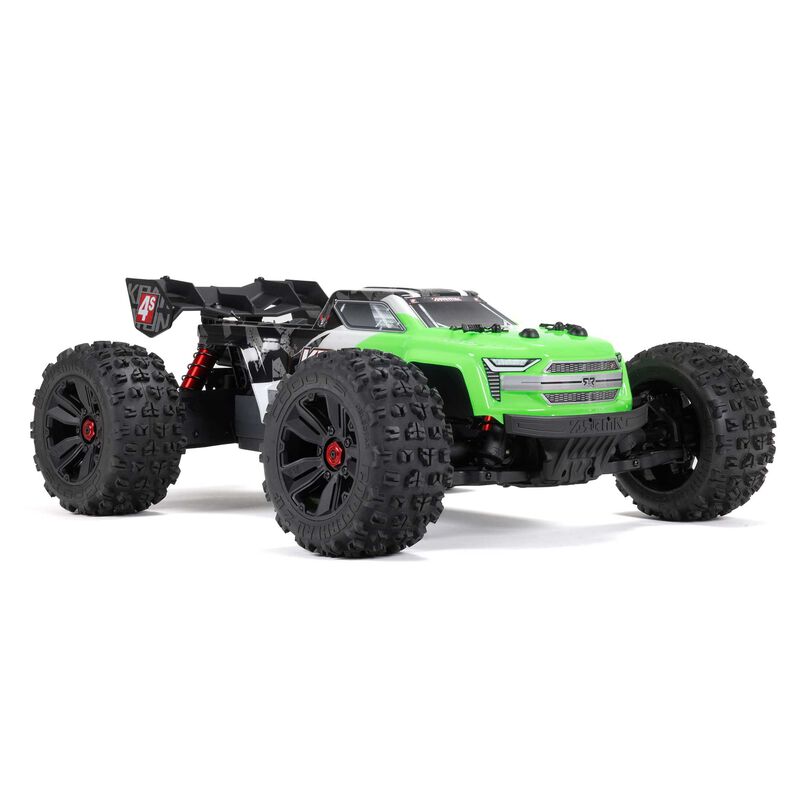 ARRMA ARA4408V2T4+SPMXPSS850 KRATON 4X4 4S BL 1/10TH 4WD SPEED MT (GREEN) With Center Diff