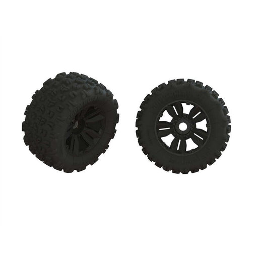 ARRMA ARA550089 dBoots Copperhead2 Big Block Mt Tire Set (Pair) Suit 8S EXB 24mm Hex - Hobby City NZ