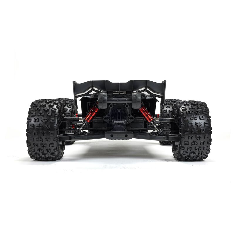 ARRMA ARA5808V2T1+GA7200-4S60-HC_X2 1/5 KRATON V2 4X4 8S BLX EXB Brushless Monster Truck RTR, Black