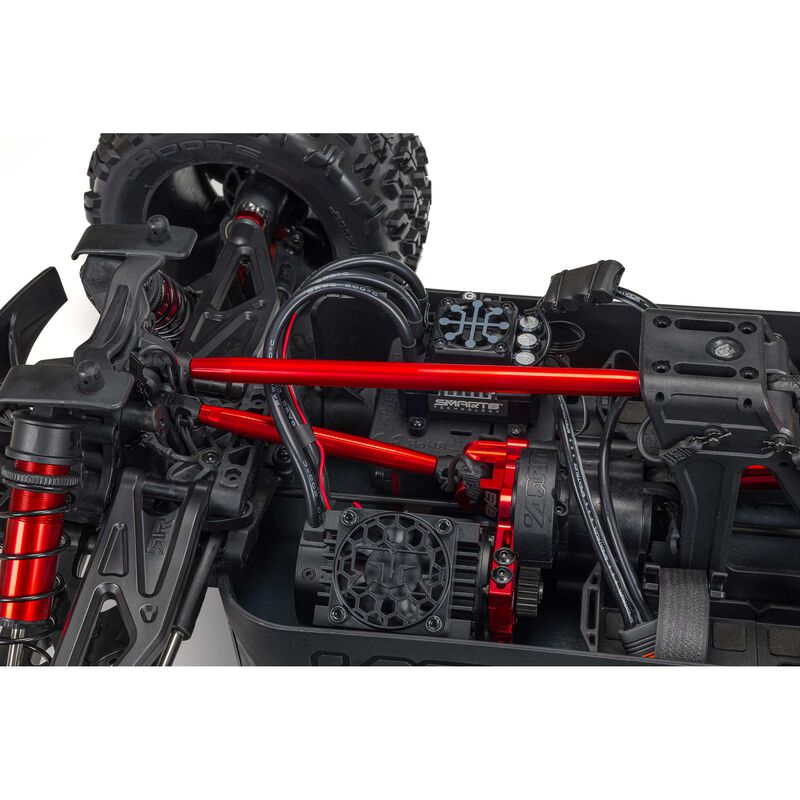 ARRMA ARA5808V2T1+GA7200-4S60-HC_X2 1/5 KRATON V2 4X4 8S BLX EXB Brushless Monster Truck RTR, Black