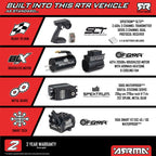 ARRMA Talion 4X4 6S EXB BLX Brushless V6 RTR Black RC Speed Truck 1/7 Scale (2)