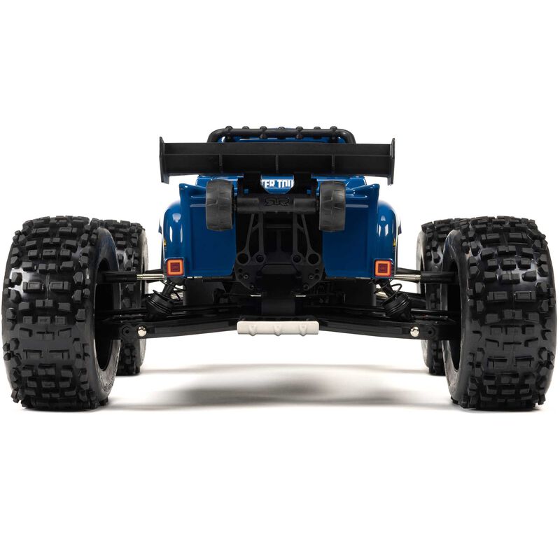 ARRMA ARA8611V6T2+GA7200-4S60-HC 1/8 NOTORIOUS 6S V6 4X4 BLX Brushless Stunt Truck RTR, Blue