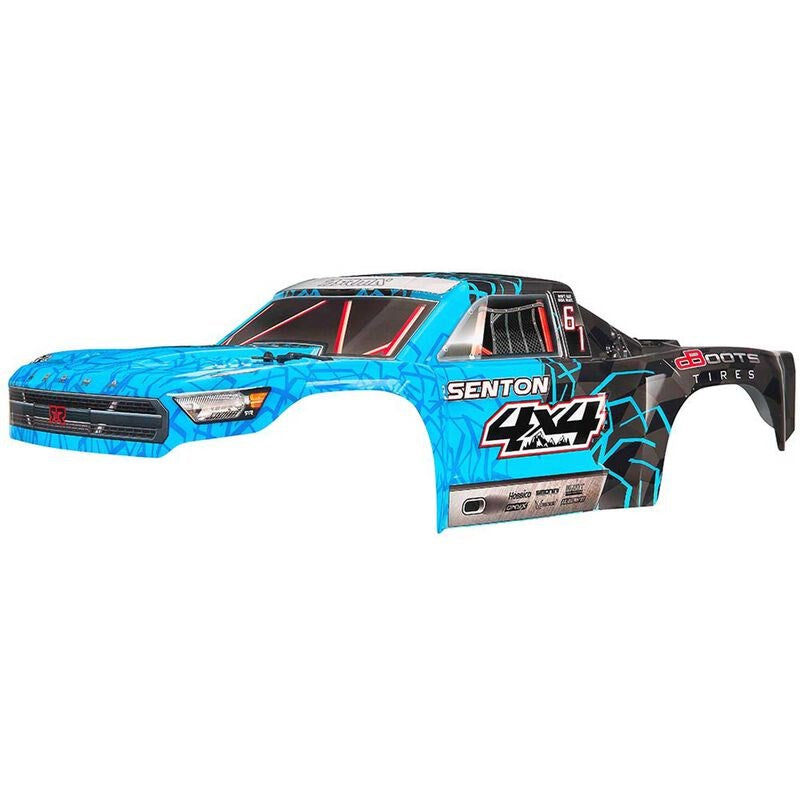 ARRMA C3333 AR402247 Body Pntd Decal Trim Blue Senton 4x4 Mega - Hobby City NZ