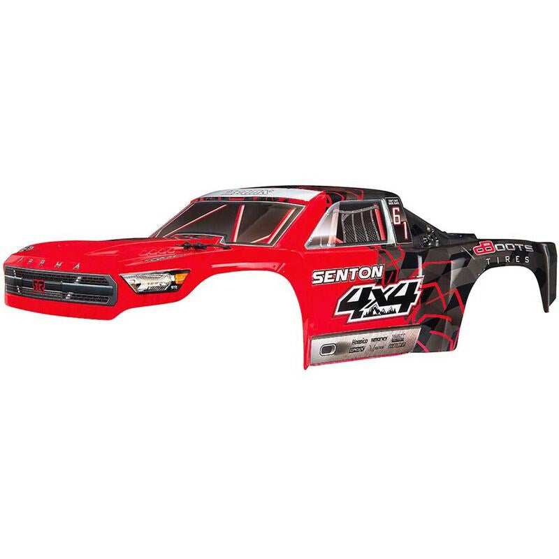 ARRMA C3334 AR402251 Body Painted Decal Trim Red Senton  Mega