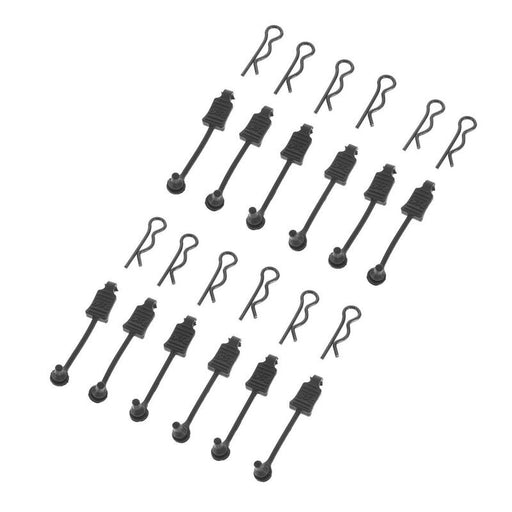 ARRMA C3447 AR390178 Body Clip Retainer 1/8 Scale Black (4) - Hobby City NZ