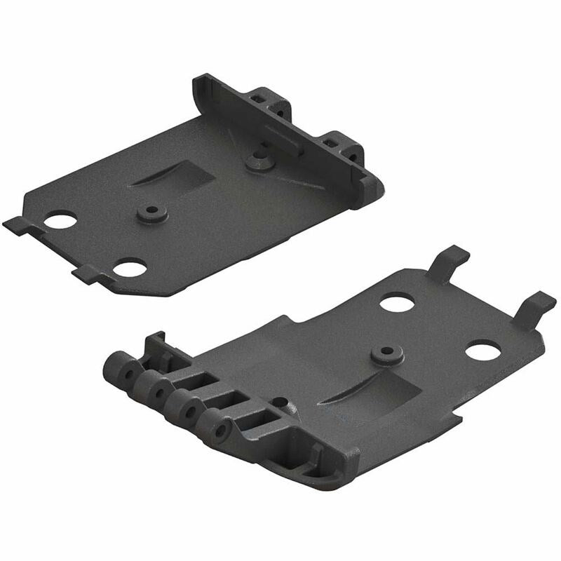 ARRMA C9261 AR320419 F/R Lower Skidplate (2) 4x4 Senton Mega