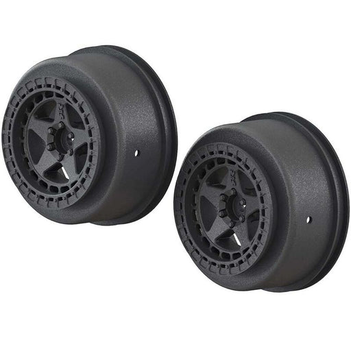 ARRMA C9461 AR510096 SC 2.2/3.0 Wheel 14mm Hex Black (2) - Hobby City NZ