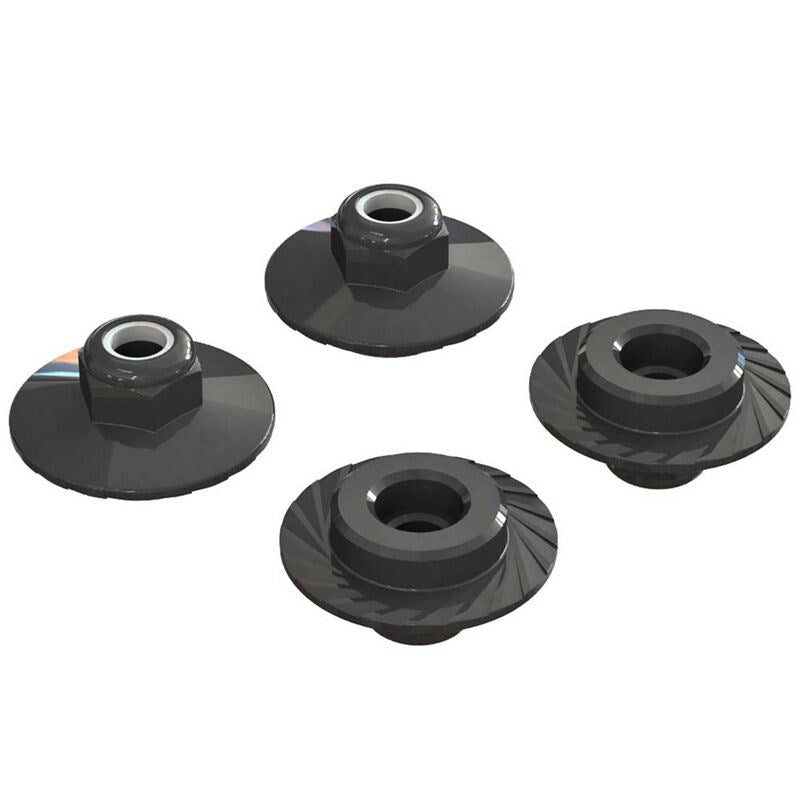 ARRMA C9698 AR708007 Flanged Lock Nut 5x8mm (4) - Hobby City NZ