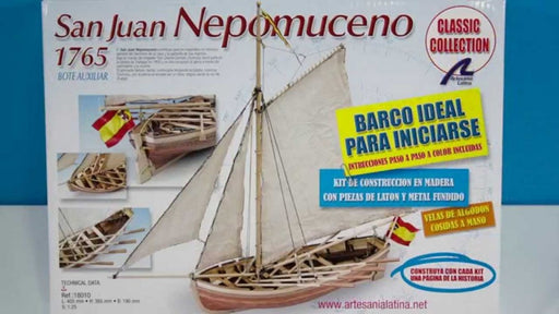 Artesania Latina 18010 Longboat S.J. Nepomuceno (8324654039277)